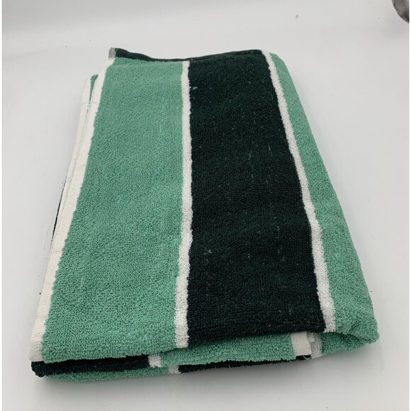 ONE Large Beach Resort Pool Towels in multi Stripe towel 30 x 60 100% COTTON NEW - Picture 2 of 4